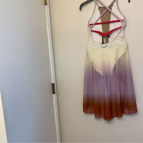 The Line up dance costume lyrical lavender brown ombre water color Cora LC/ SA - Picture 3 of 9
